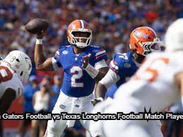 Florida Gators Football vs Texas Longhorns Football Match Player Stats