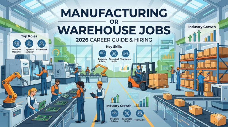 manufacturing or warehouse jobs